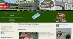 Desktop Screenshot of henryshamburgers.com